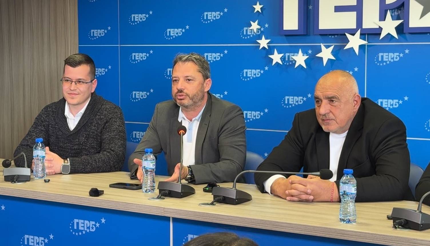 Георги Владов, Делян Добрев, Бойко Борисов